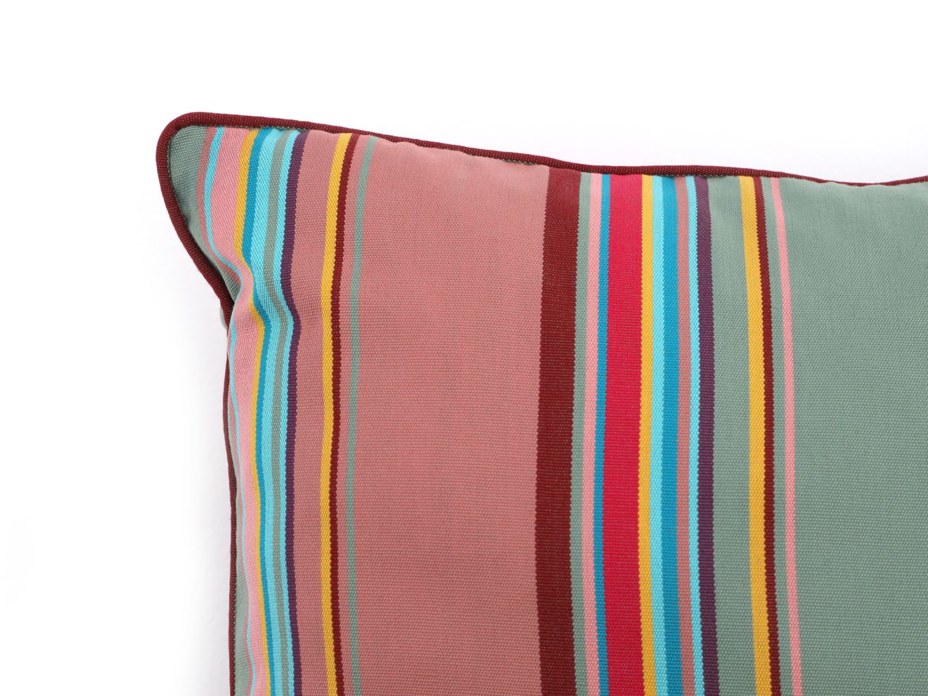 Dekokissen 50x50 cm Grün/Orange/Rot 50x50cm