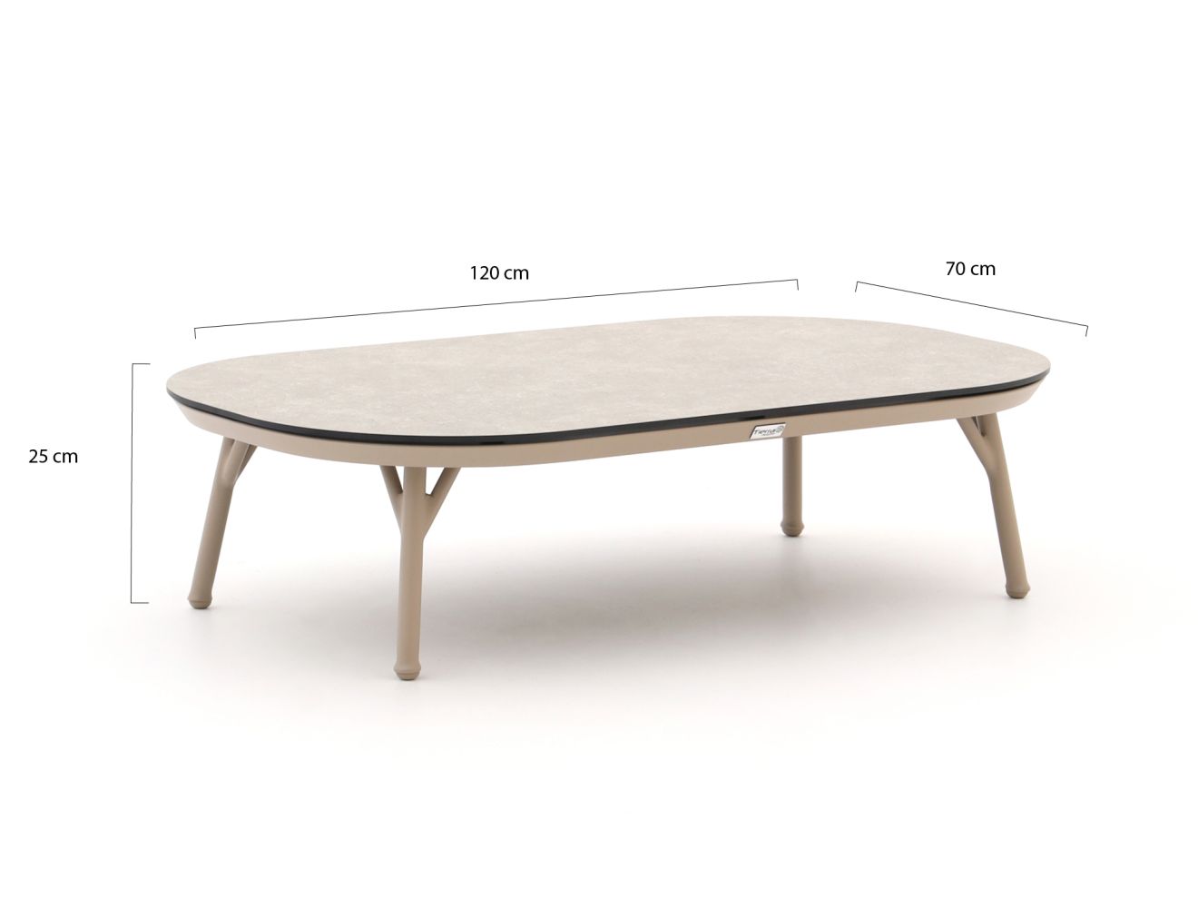 Tierra Outdoor Nora Loungetisch 120x70x25 cm günstig online kaufen