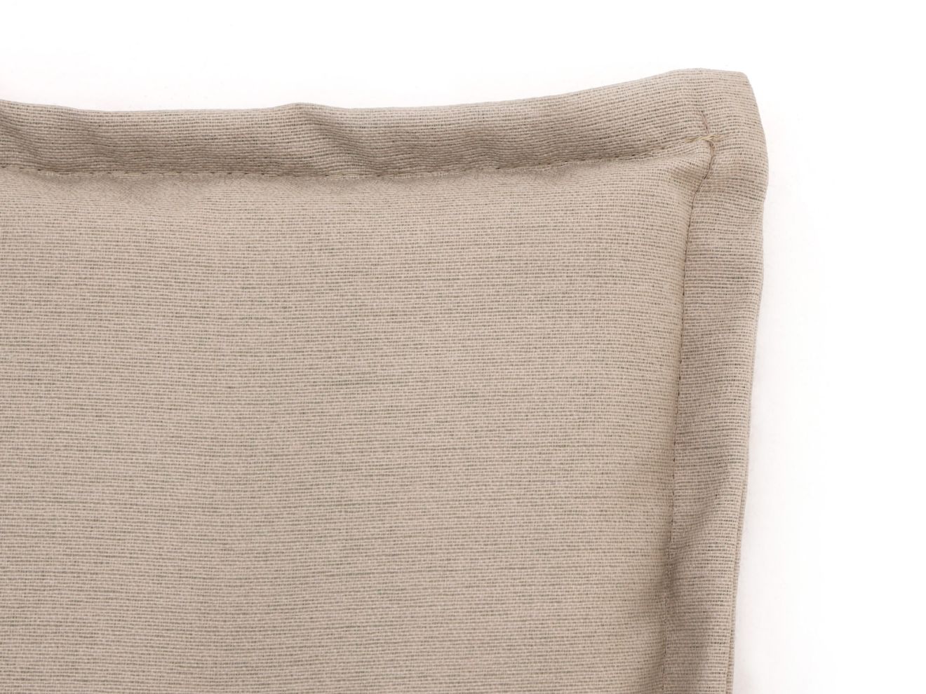 Madison Hocker/Sitzkissens 55x55 cm met rand Sitz Taupe 55x55cm