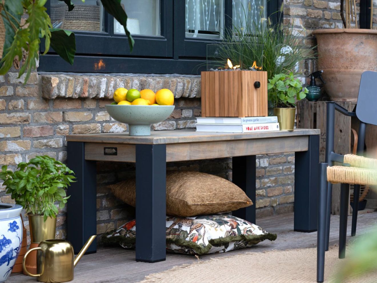 ROUGH-X Picknickbank 120x42x45 cm Grau 120x42cm Rabatt: 19 %