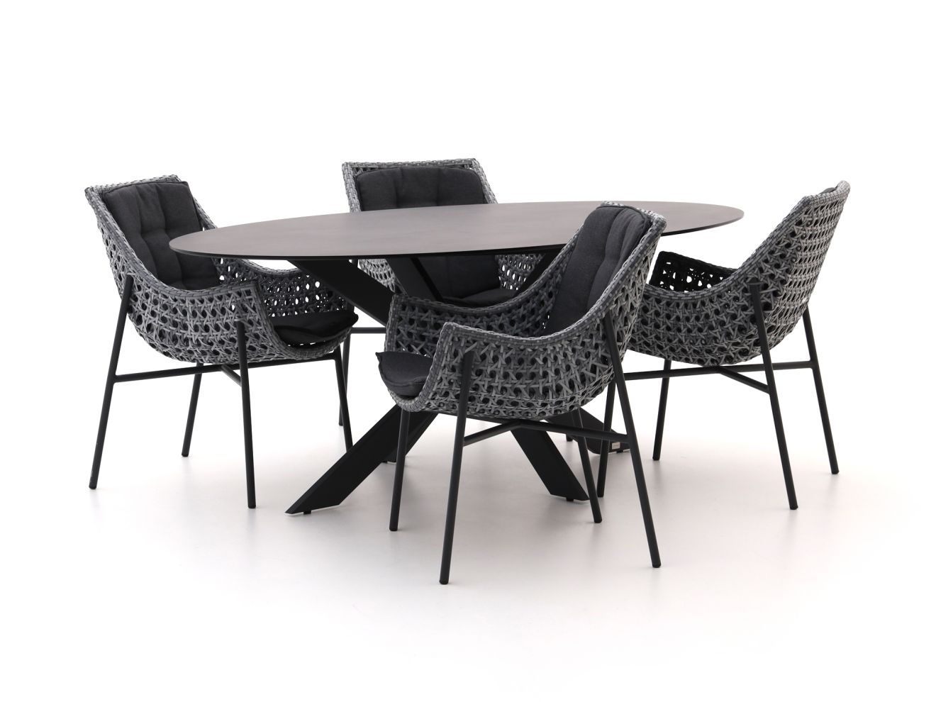 Manifesto Novara/Furato ellips 200 cm Gartenmöbel-Set 5-teilig Grau Rabatt: 19 % Manifesto Novara/Furato ellips 200 cm Gartenmöbel-Set 5-teilig Grau Rabatt: 19 %