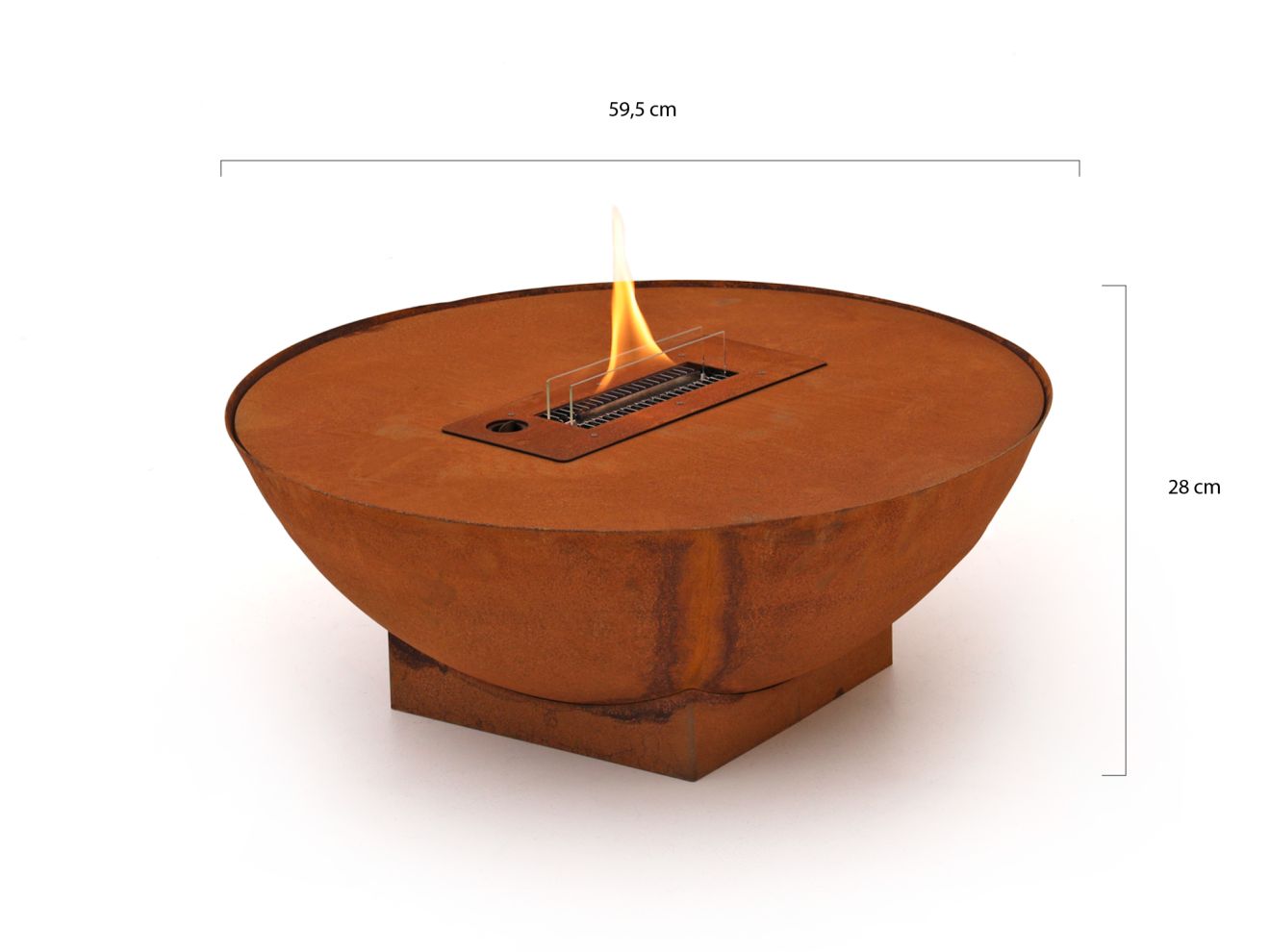 Tenderflame Prometheus 60 Kamin ø 59,5 cm (h: 28 cm) Orange 59.5cm Tenderflame Prometheus 60 Kamin ø 59,5 cm (h: 28 cm) Orange 59.5cm