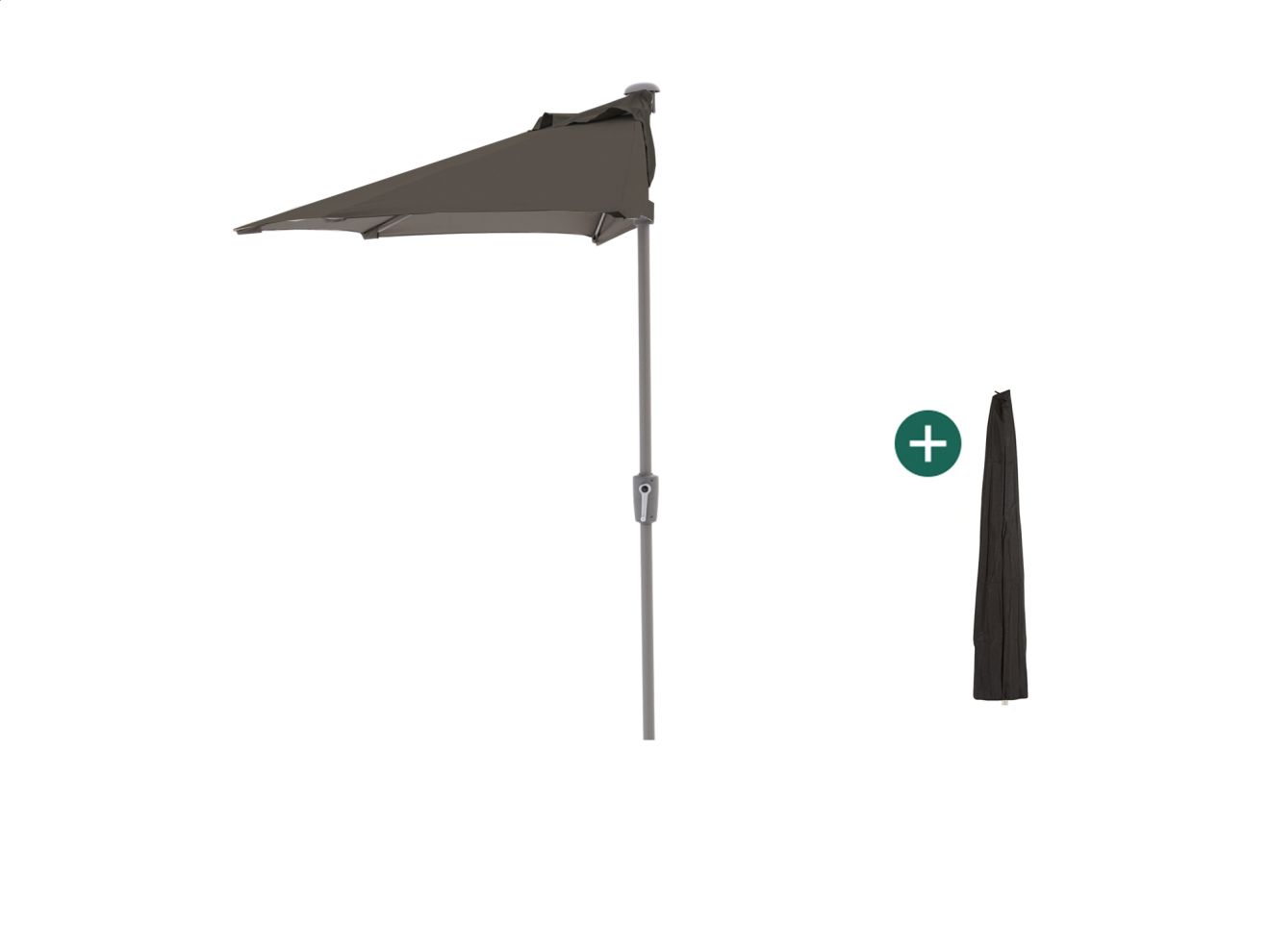 Shadowline balkon-Sonnenschirm 255x135 cm günstig online kaufen