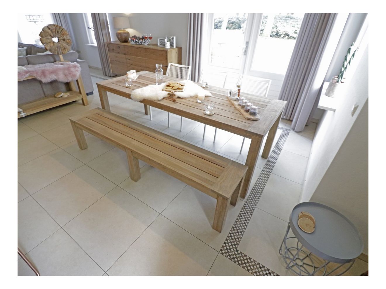 ROUGH-X Picknickbank 210x42x45 cm Braun 210x42x45cm Rabatt: 21 %