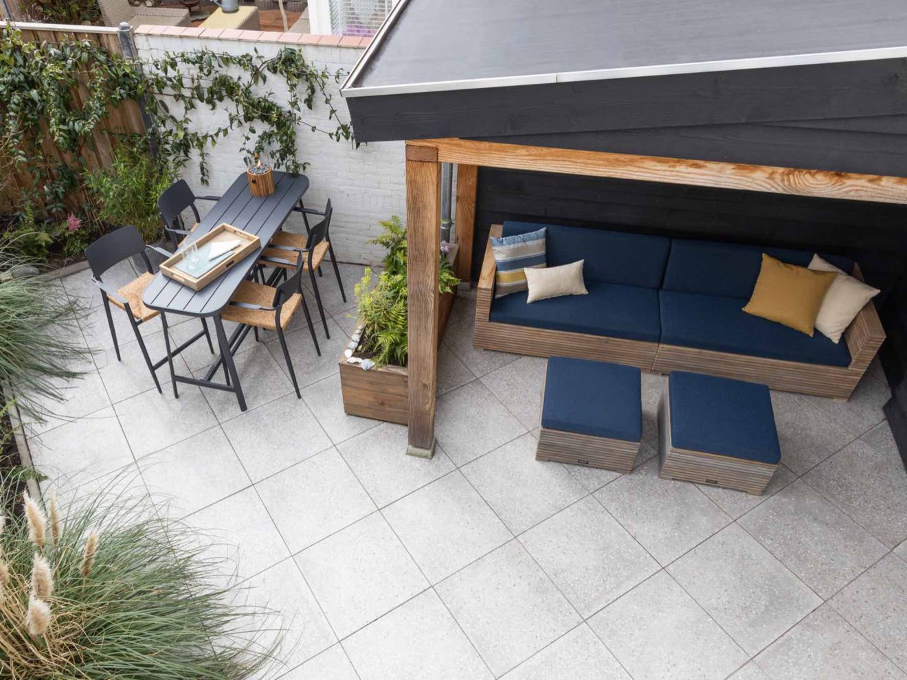 ROUGH-C Lounge Gartenhocker 60x60 cm Braun 60x60cm Rabatt: 5 %