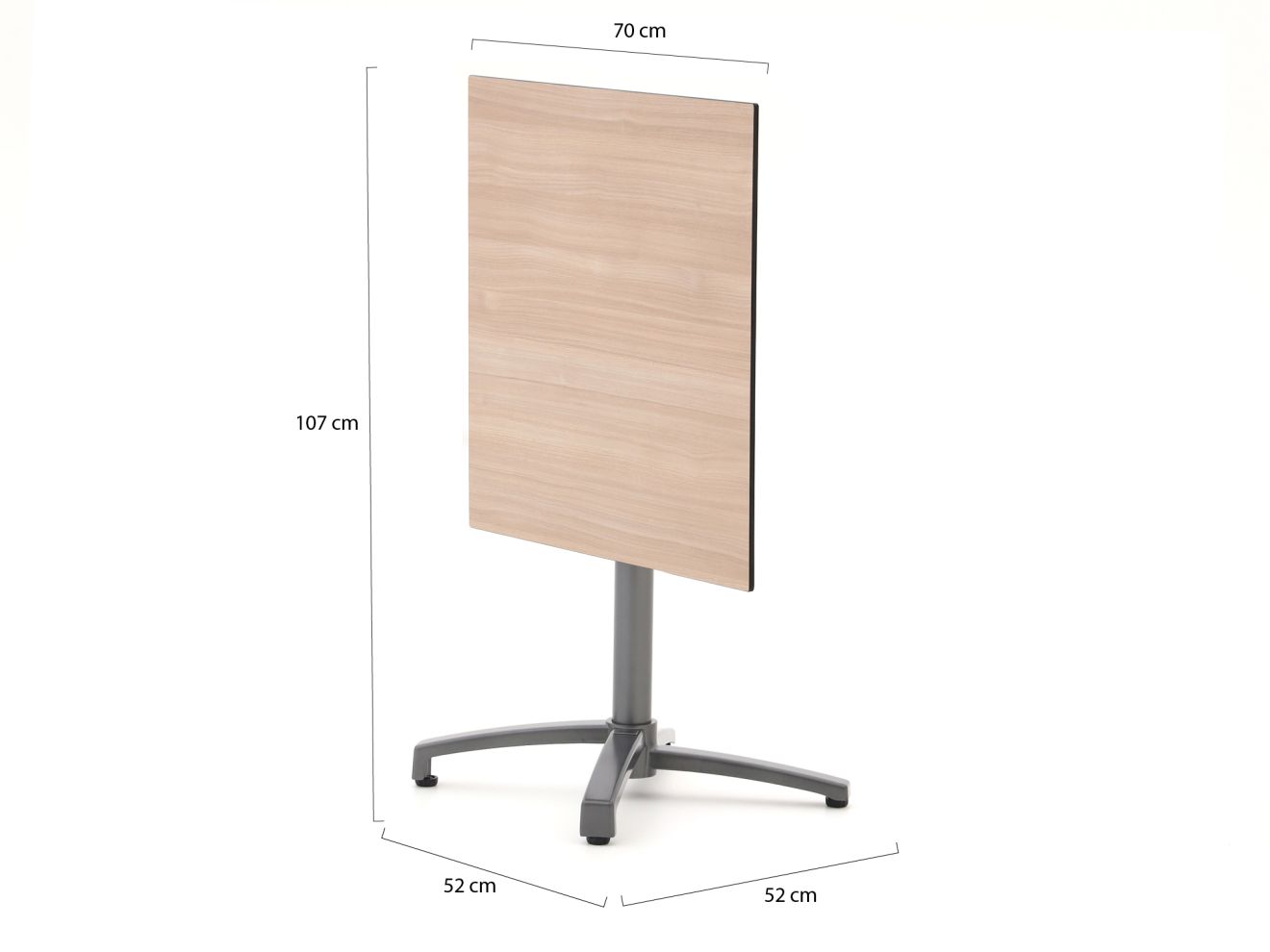 Bellagio Canzo Gartentisch klappbar 70x7...