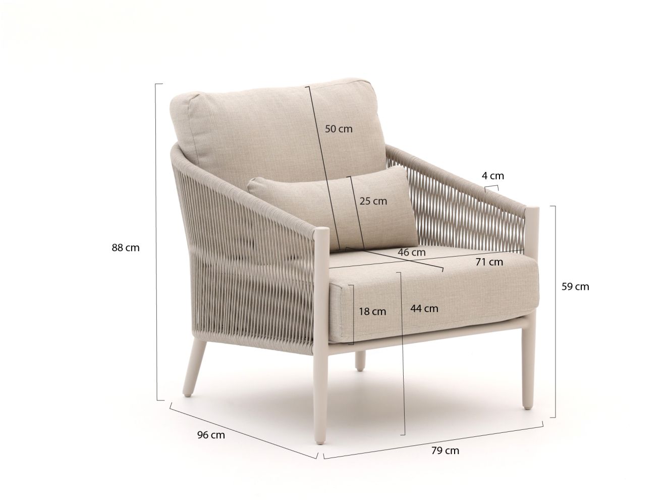 Bellagio Mineo/La Fonte ø150cm Low Dining Gartenmöbel-Set 5-teilig günstig online kaufen