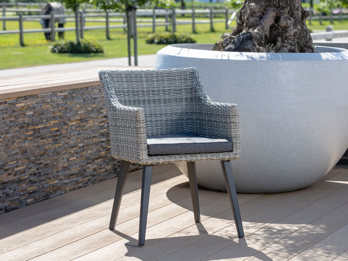 Manifesto Matese/Sestino 160 cm Gartenmöbel-Set 5-Teilig Grau  Rabatt: 28 %