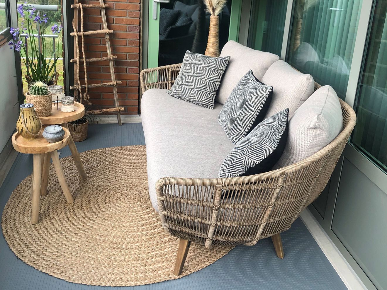 Intenso Stila Gartensofa 191 cm Taupe 191x65cm Rabatt: 21 %