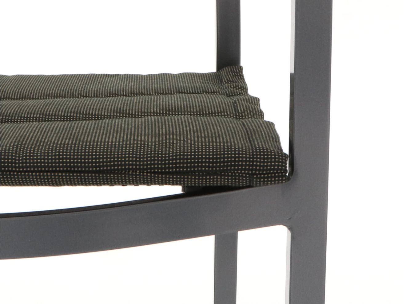 Madison Stuhl stapelbar Kissen (Rücken und Sitz) Schwarz 50x44cm