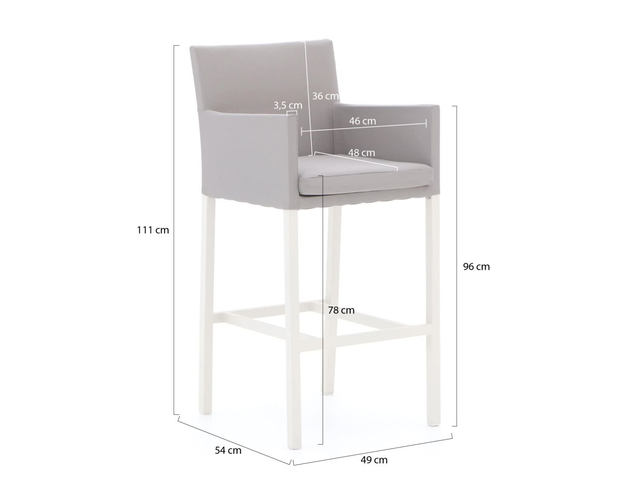 Manifesto Sulzano/Trecenta 150 cm Gartenbar-Set 5-teilig günstig online kaufen