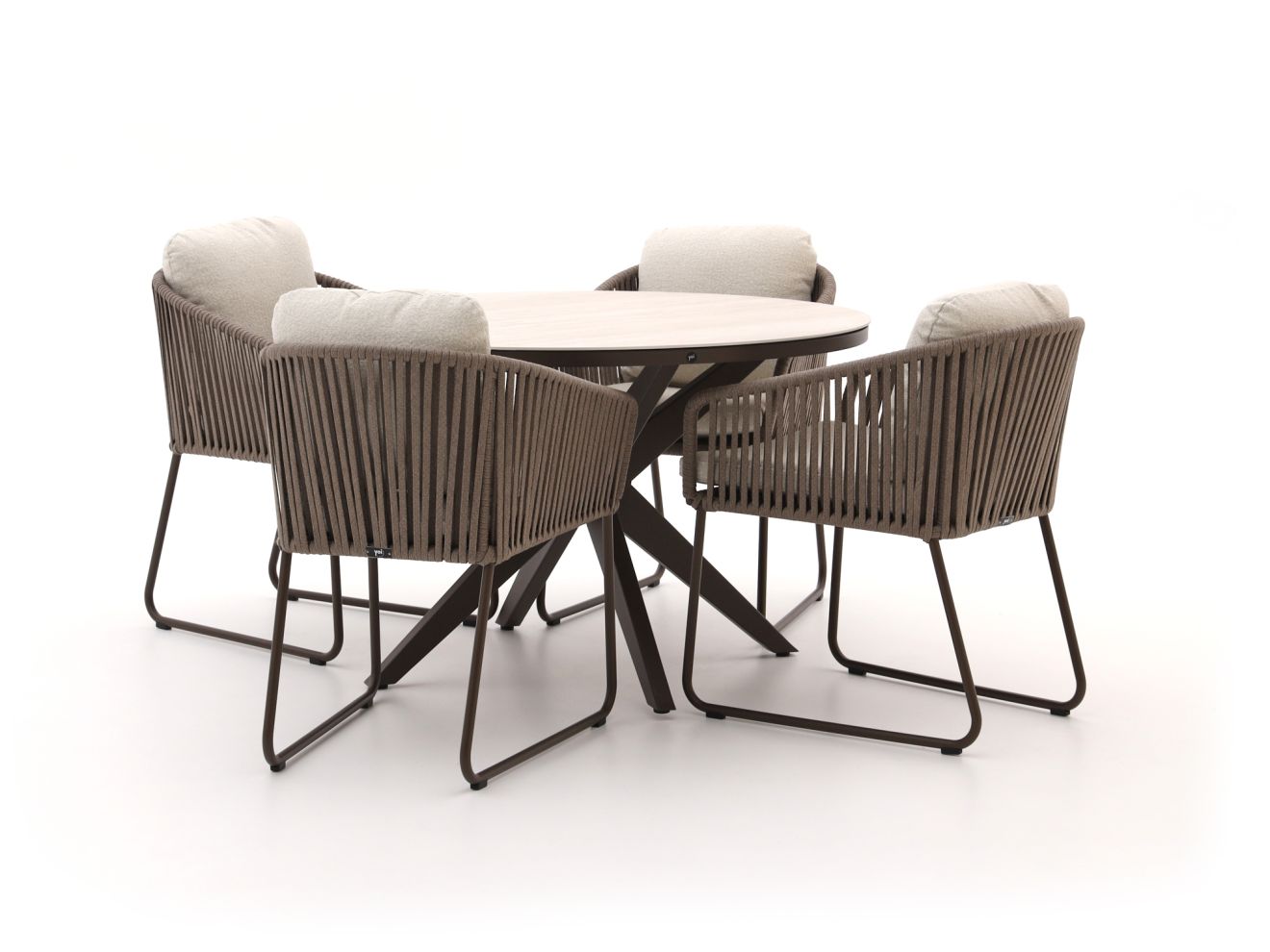 Yoi Calera/Calma ø120 cm Gartenmöbel-Set 5-teilig günstig online kaufen