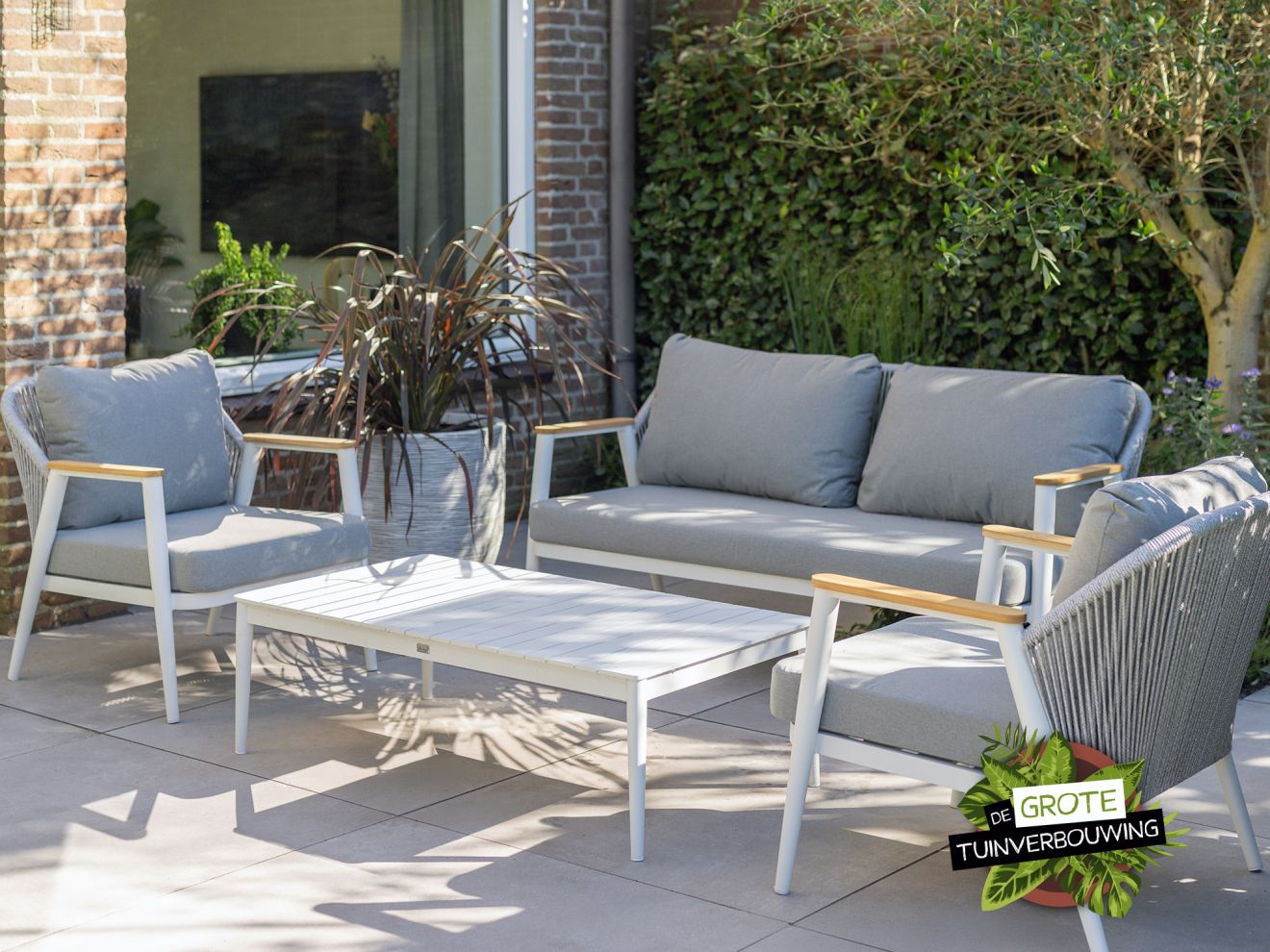 Bellagio Florentina Sessel-Sofa Lounge-Set 4-teilig Weiß 0x0cm Rabatt: 30 %