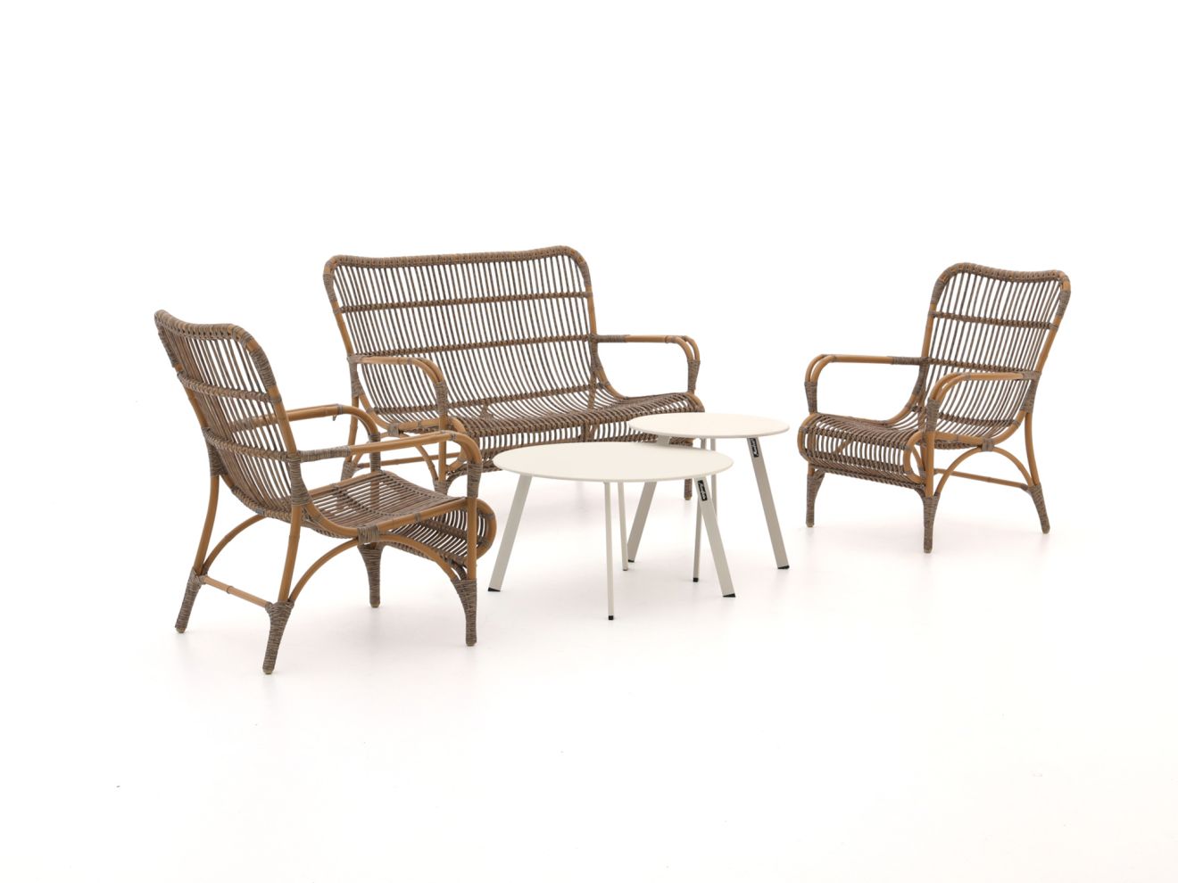 Intenso Napoli/Bovezzo Sessel-Sofa Lounge-Set 5-teilig Weiß 0x0cm Rabatt: 20 %