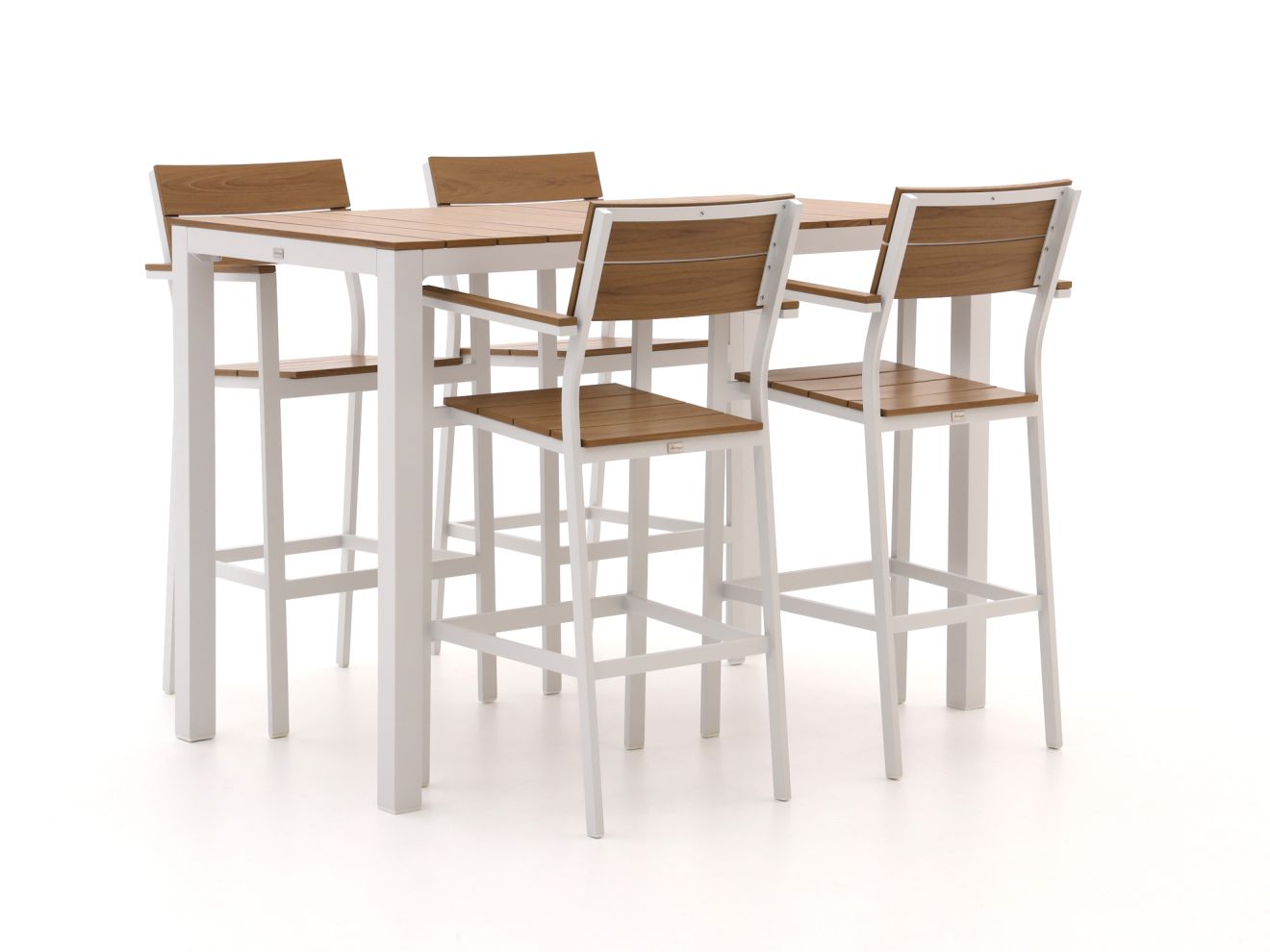 Bellagio Fidenza 150 cm Gartenbar-Set 5-Teilig Weiß  Rabatt: 19 %