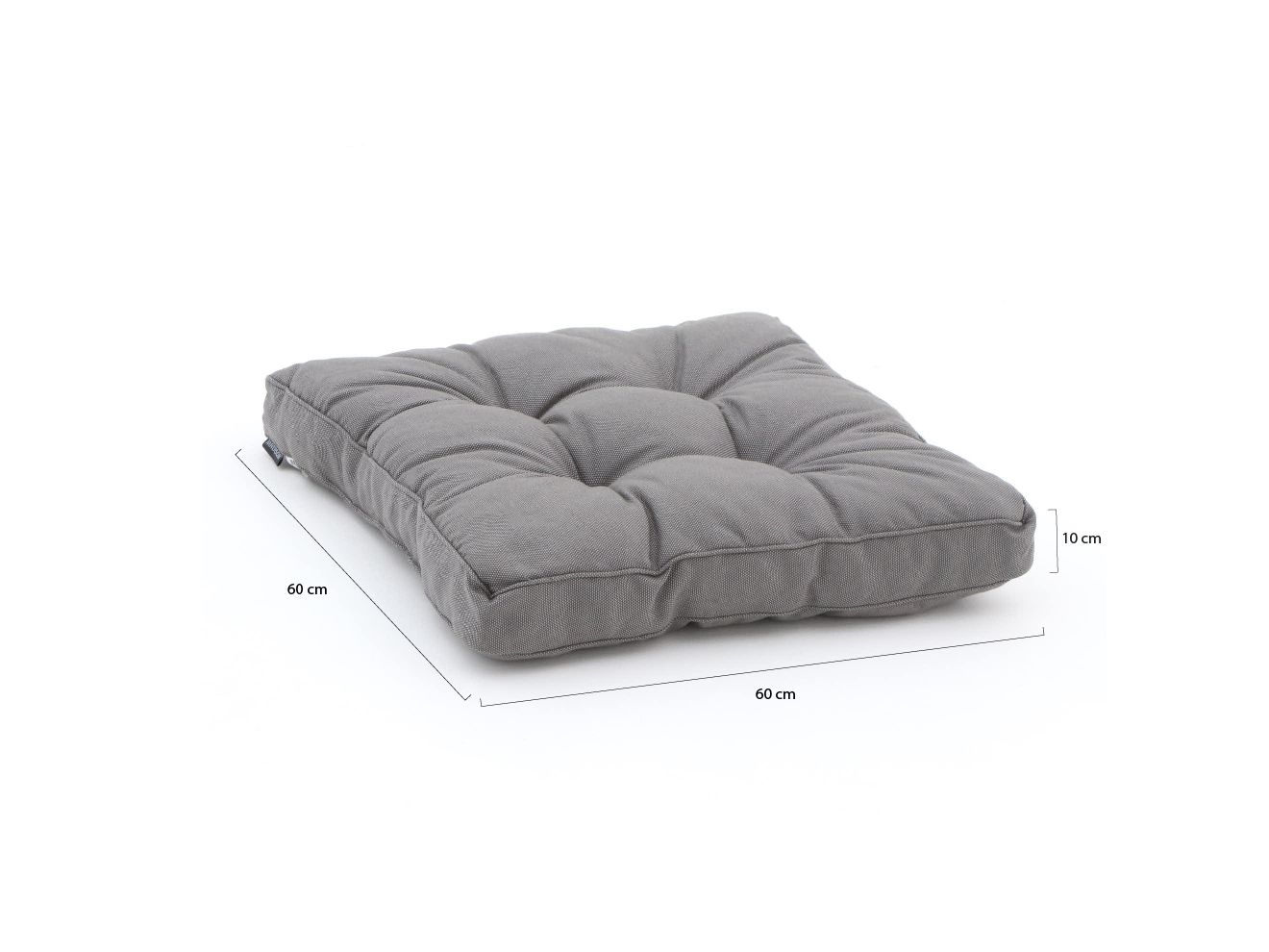 Madison Florance Loungekissen Sitz ca. 60x60 cm Grau 60x60cm
