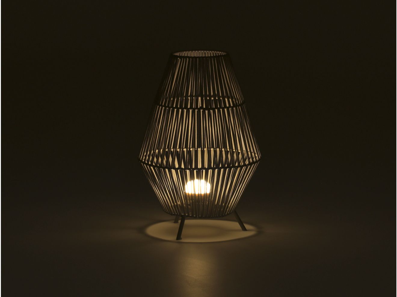 New Garden Conta LED-Stehlampe aufladbar dimmbar ø 48 cm (h: 72 cm) Taupe 48cm