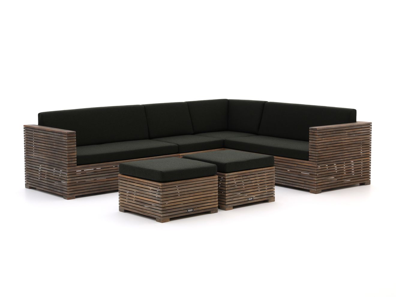 Madison Loungekissenset luxe Sitz 60x60 cm Rücken 60x40 cm 4-teilig