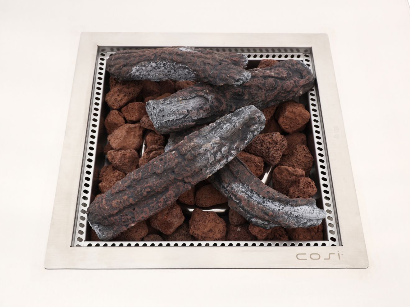 Cosicube Feuertisch 70x70x58 cm Grau  Rabatt: 15 %