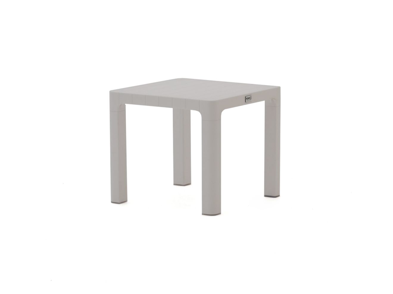 Forza Russi Beistelltisch Outdoor 45x45x40 cm Weiß
