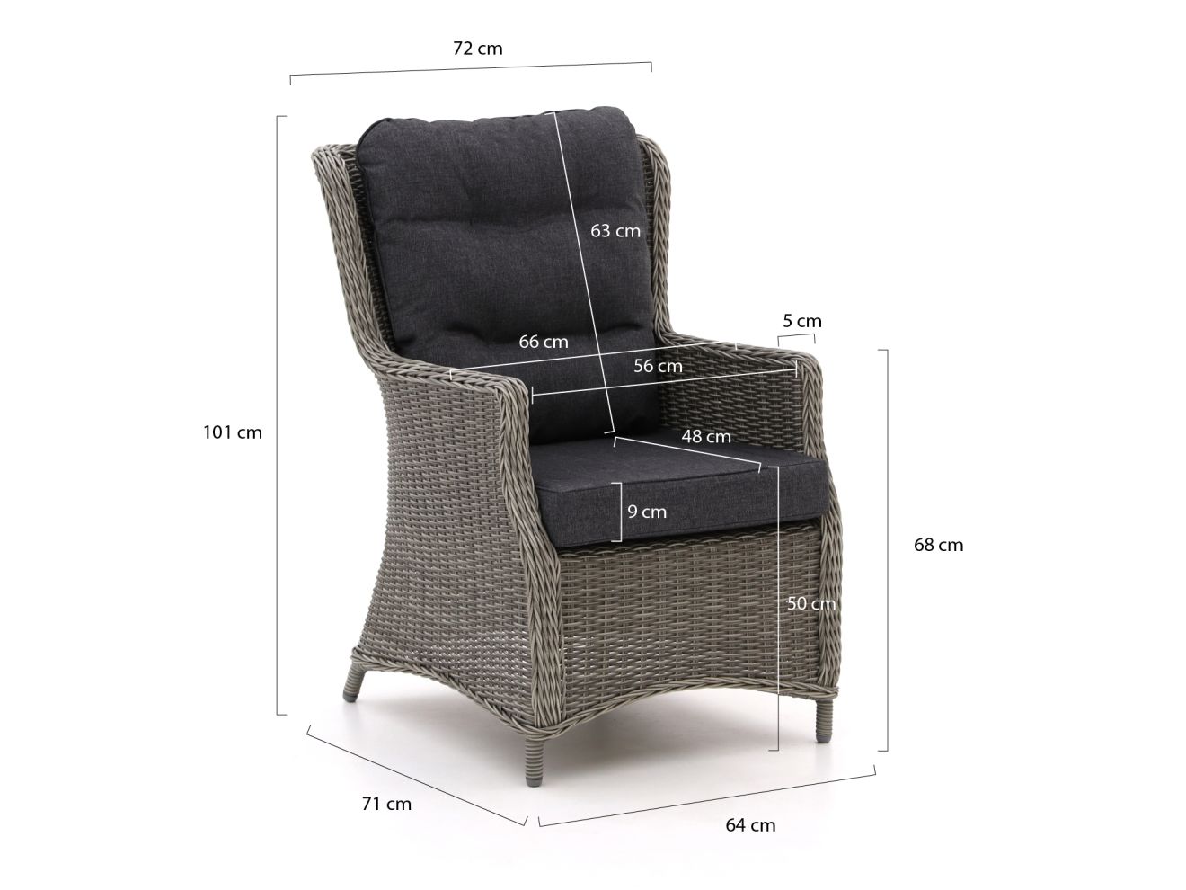 Intenso Milano/ROUGH-X 320 cm Gartentisc...