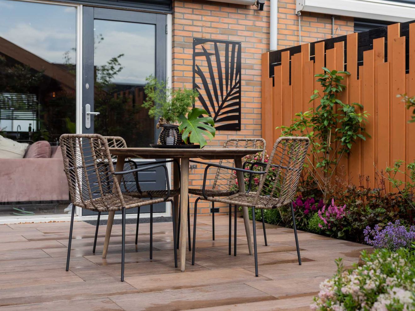 ROUGH-K Gartentisch ø 115x75 cm Braun 115cm Rabatt: 20 %