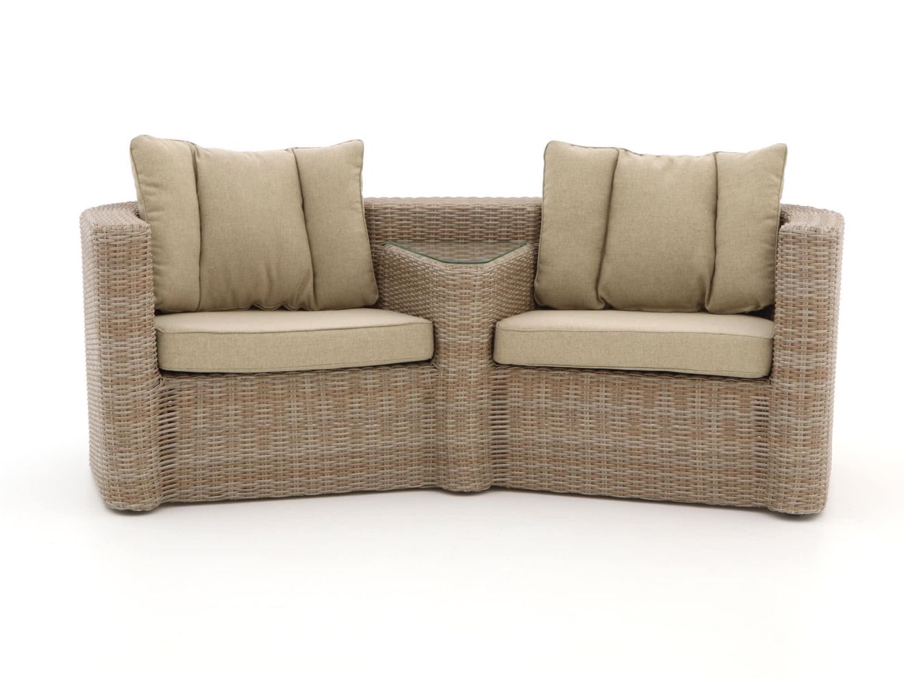 Intenso Venetië Loveseat Sessel 2-teilig Taupe 193x160cm Rabatt: 20 %