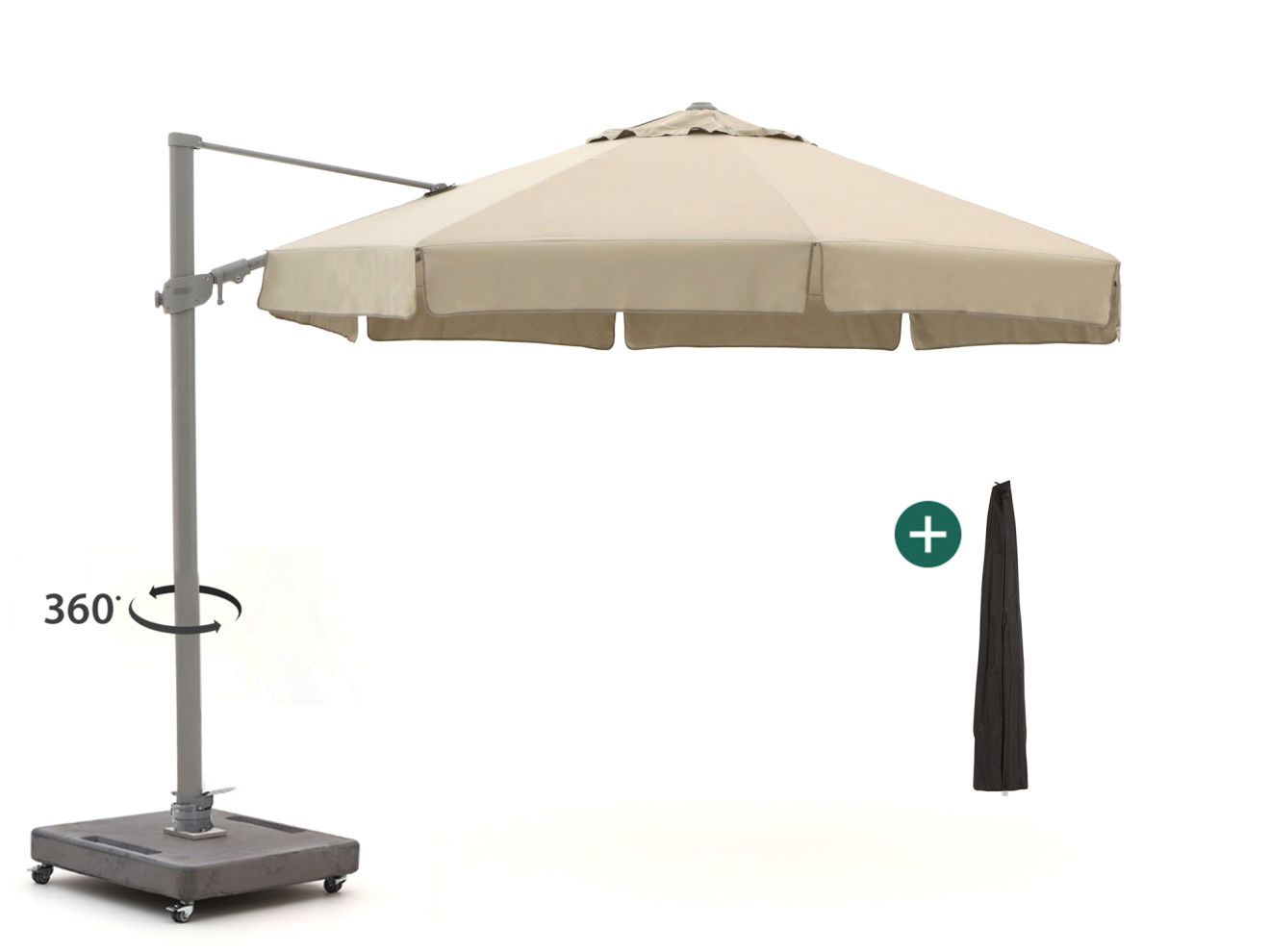 Shadowline Miami  Ampelschirm ø 350 cm günstig online kaufen