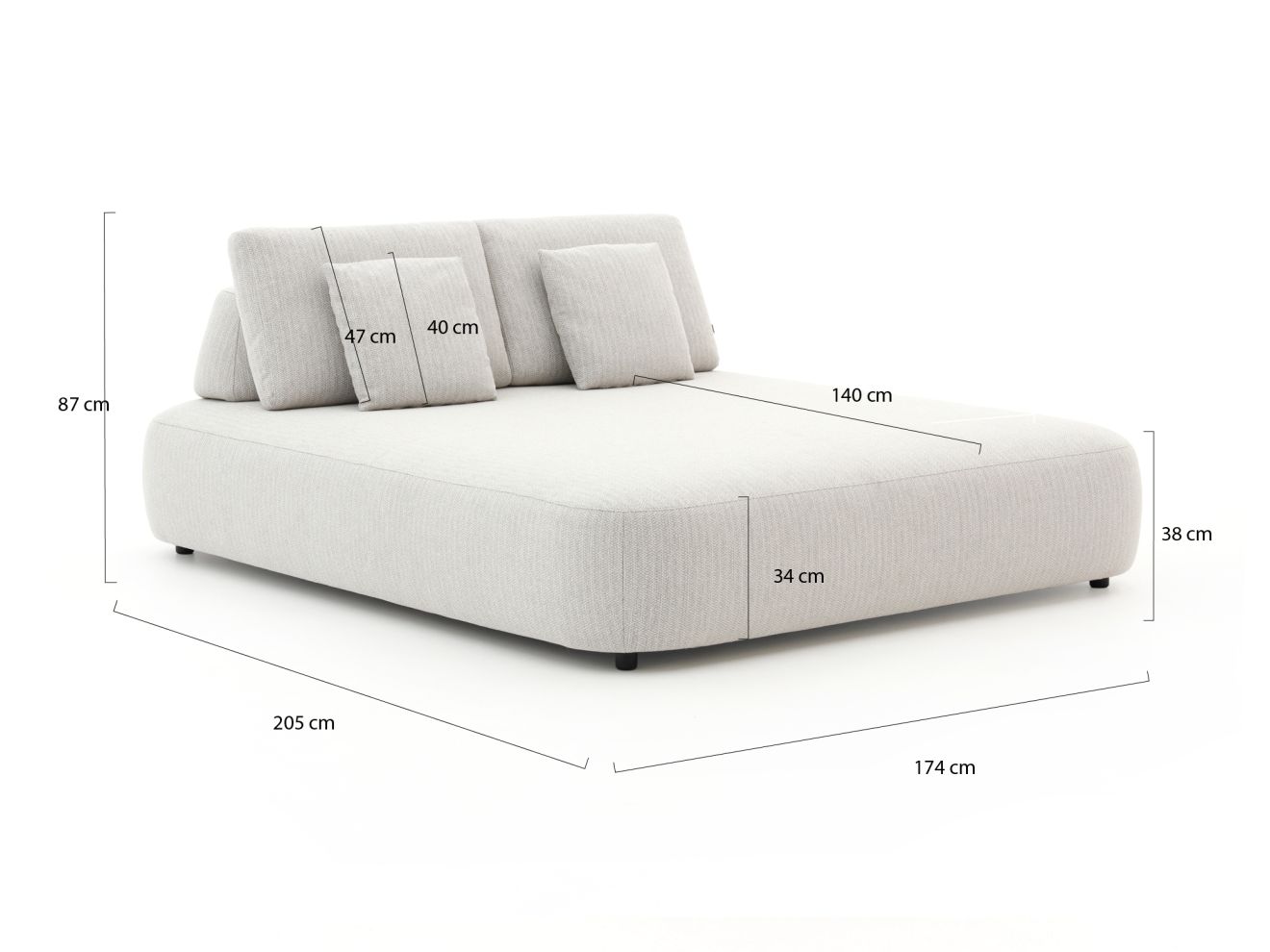 SUNS Blocchi Lounge Daybed günstig online kaufen