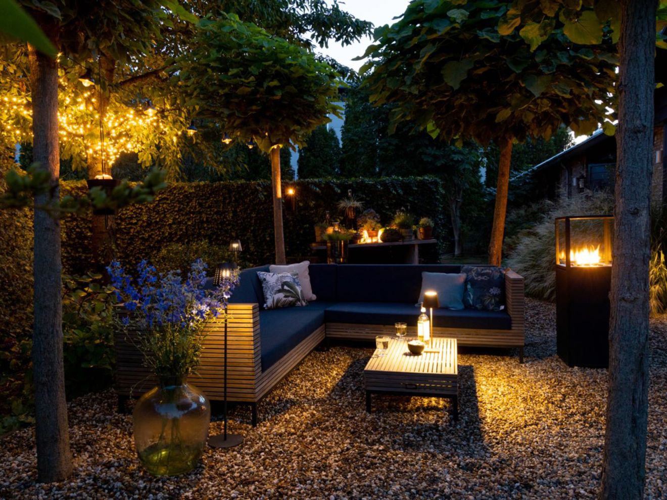 Cosipillar Dome Feuersäule 40x40x116 cm...