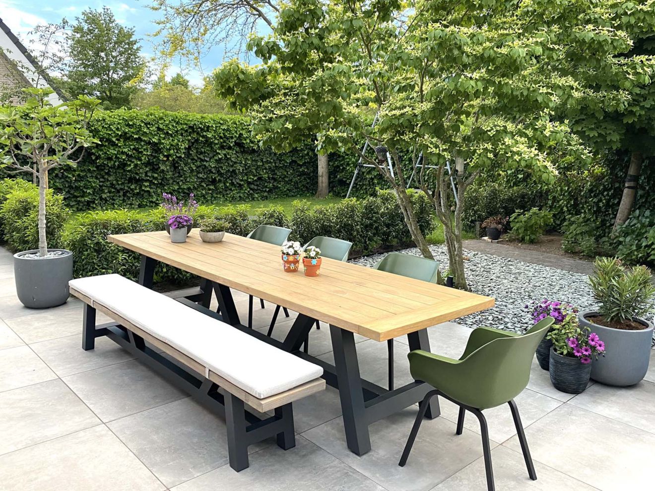 Hartman Sophie Element Gartenstuhl Grün  Rabatt: 30 %