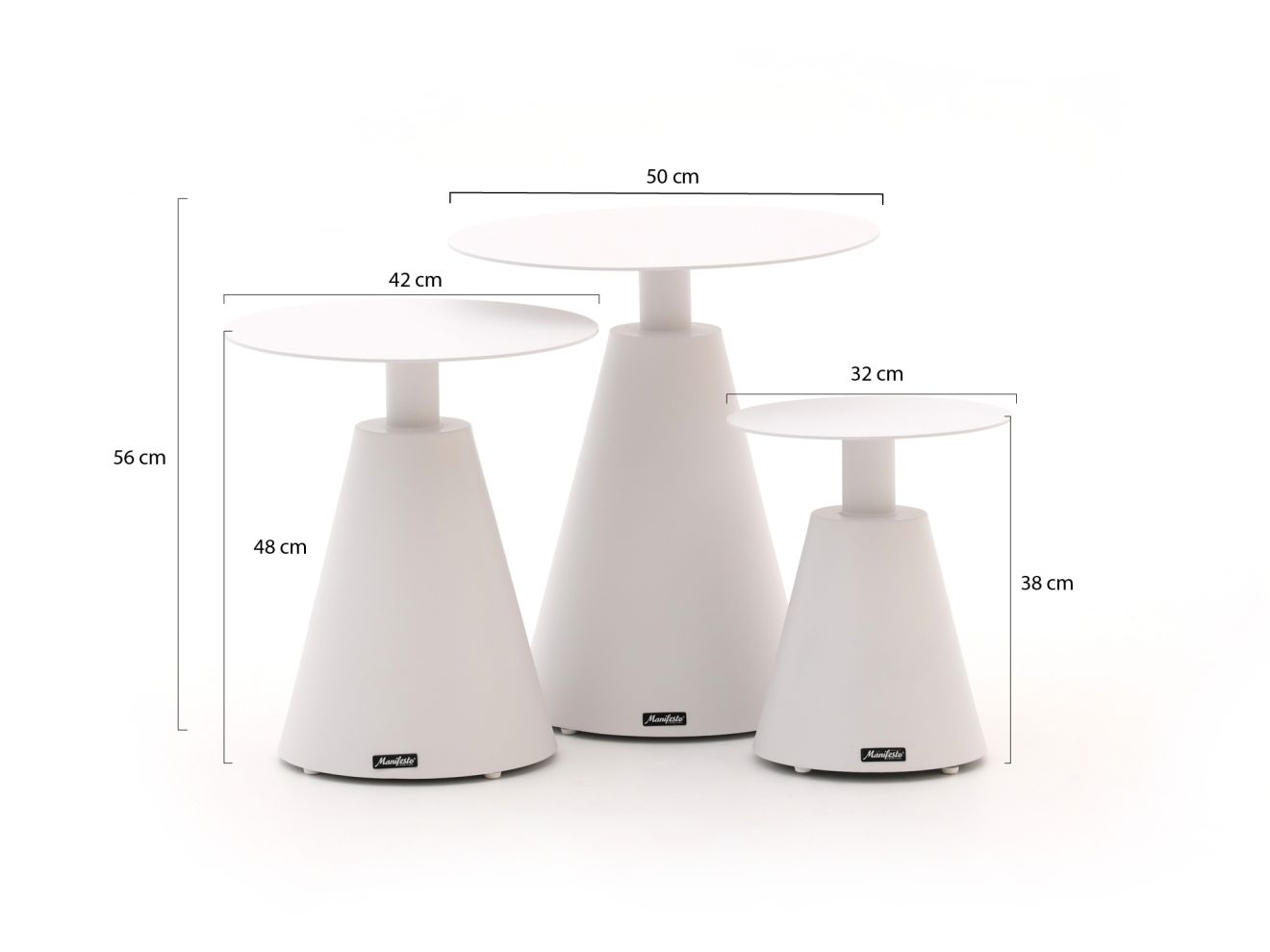 Manifesto Tusa Beistelltisch Outdoor-Set... Manifesto Tusa Beistelltisch Outdoor-Set...