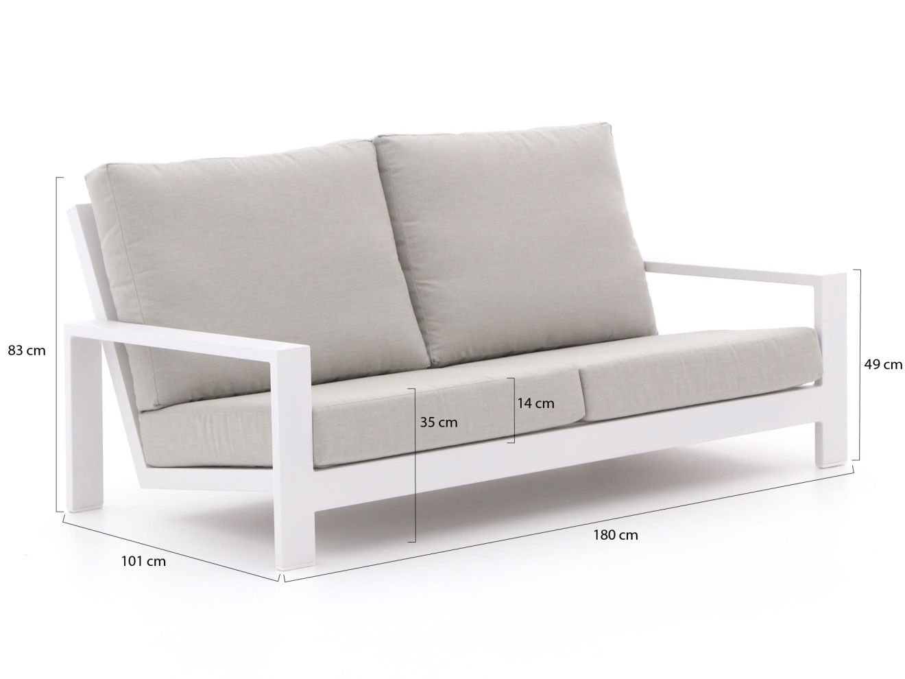 Bellagio Vezzano Gartensofa 2,5 Personen...