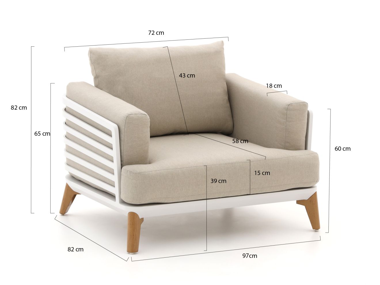 Bellagio Esenta Gartensessel Weiß Raba... Bellagio Esenta Gartensessel Weiß Raba...