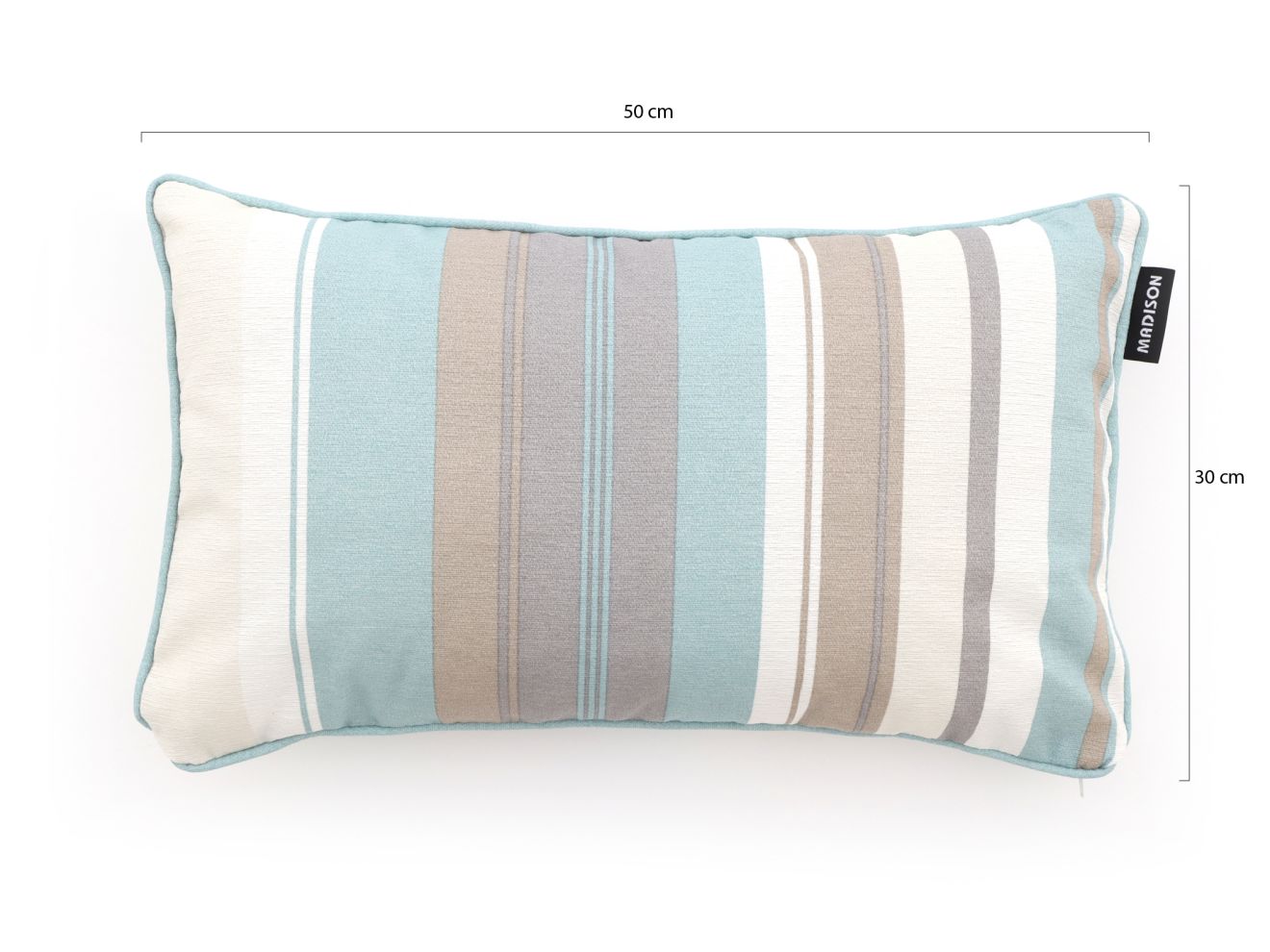 Madison Lendekissen 50x30 cm Taupe 50x30cm