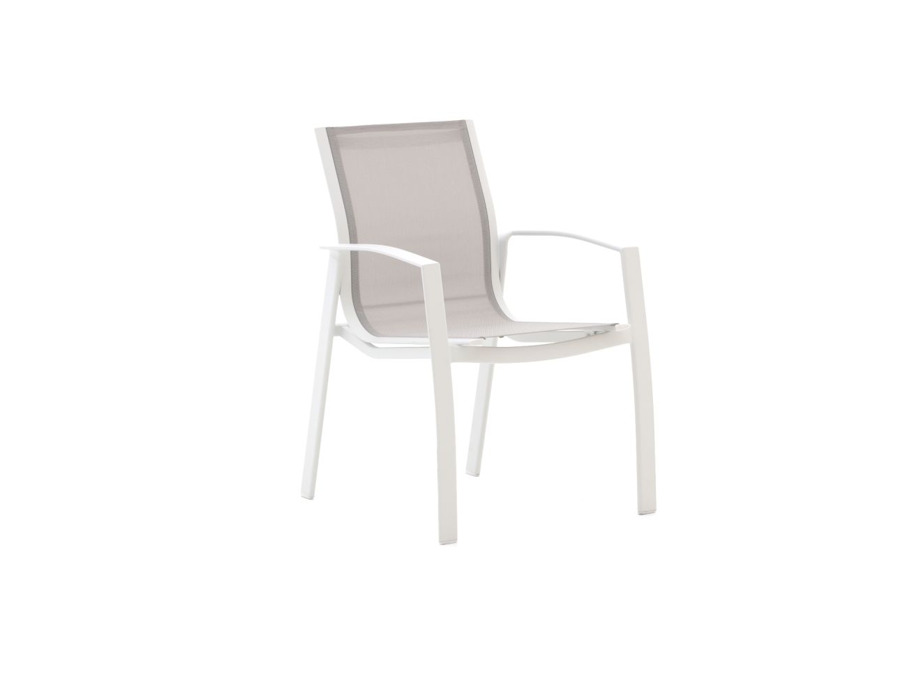 Forza Altea/Fidenza 220 cm Gartenmöbel-Set 7-teilig stapelbar Weiß  Rabatt: 17 %