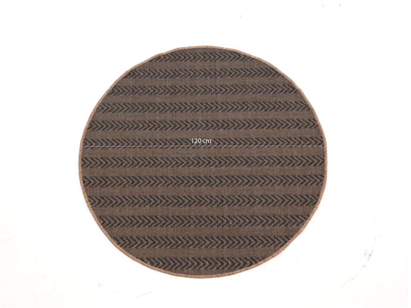 Rodrigo Outdoor Teppich ø 120 cm Grau 1...