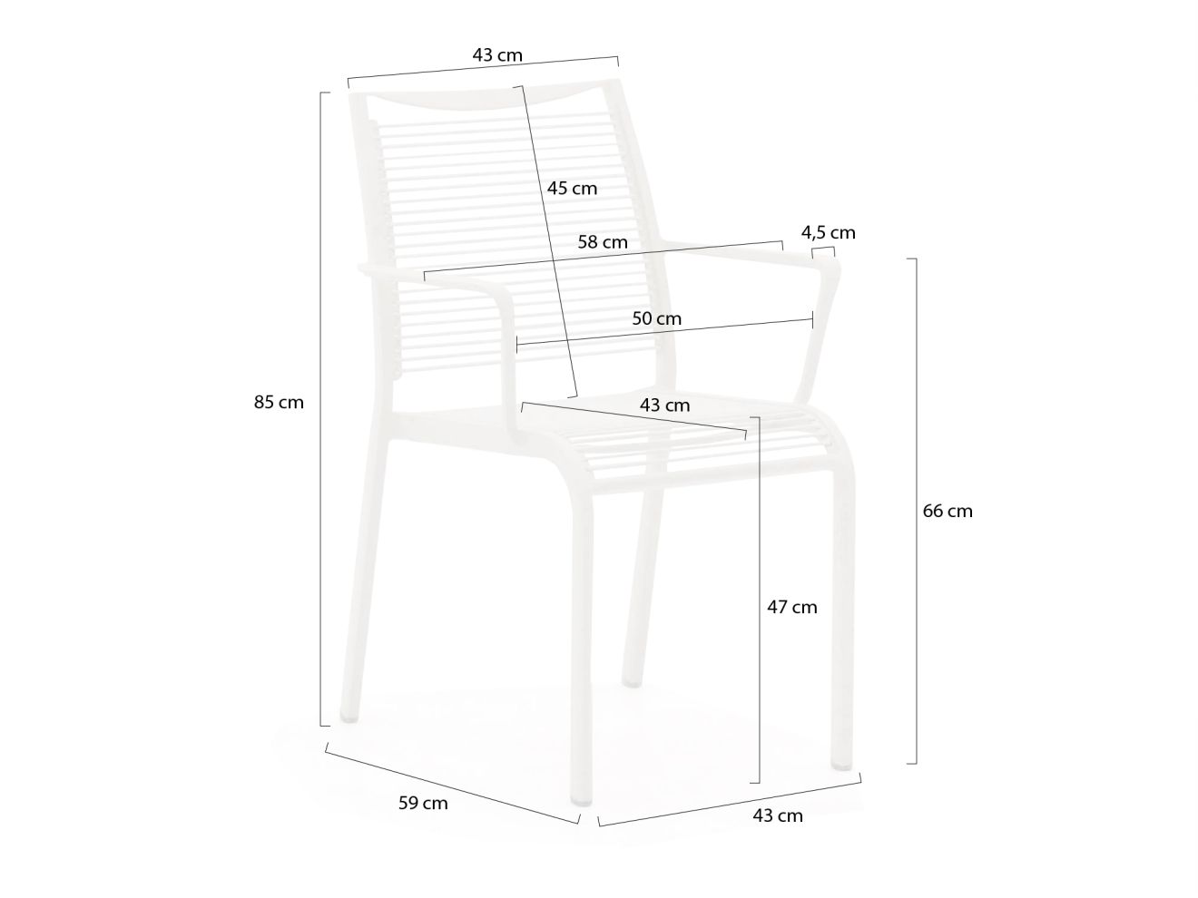 Apple Bee Hawaii/ROUGH-S 300 cm Gartenmöbel-Set 9-teilig stapelbar günstig online kaufen
