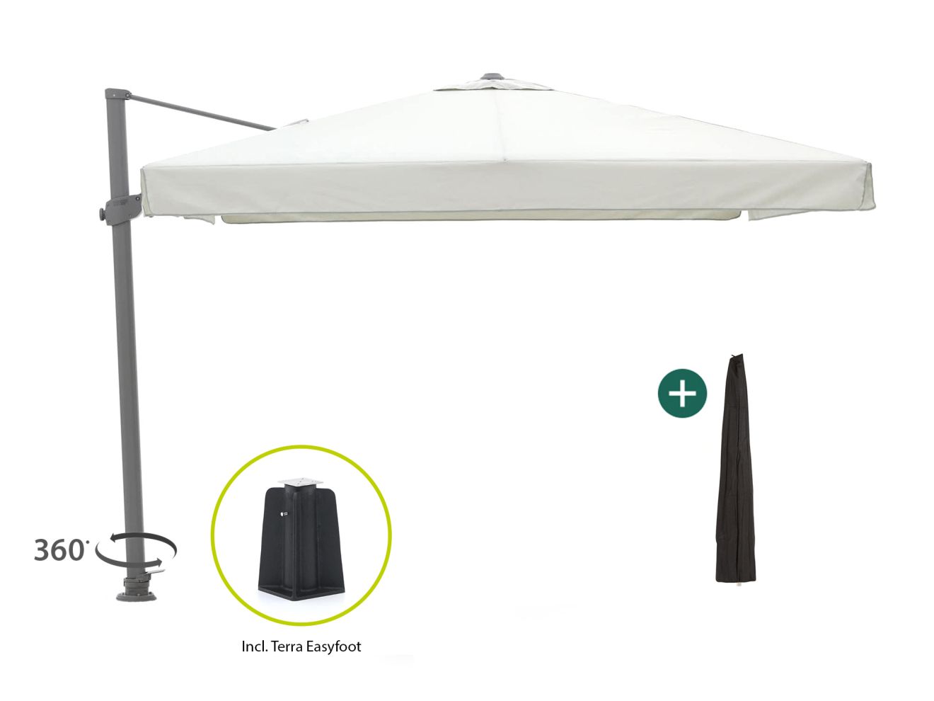 Shadowline Miami Ampelschirm 300x300 cm