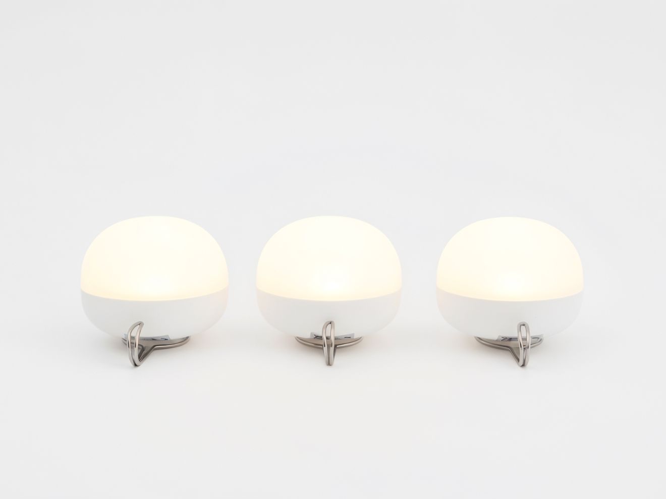 New Garden Cherry Mini Bulb LED-Außenlampe aufladbar dimmbar ø 6,5 cm Weiß 6.5cm