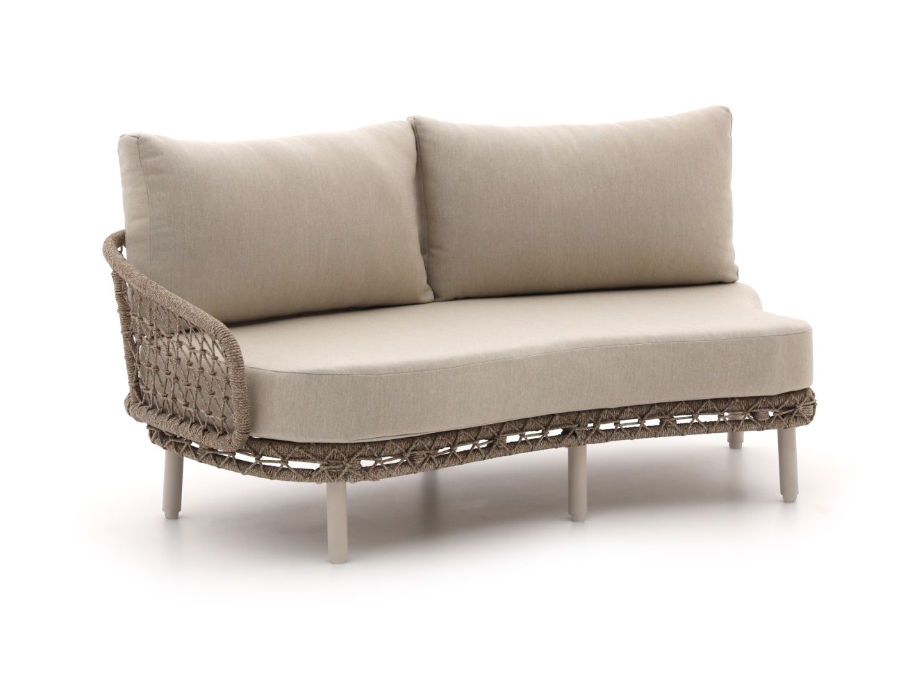 Intenso Nusco Ecklounge-Set 4-teilig Taupe 223x223cm Rabatt: 20 %