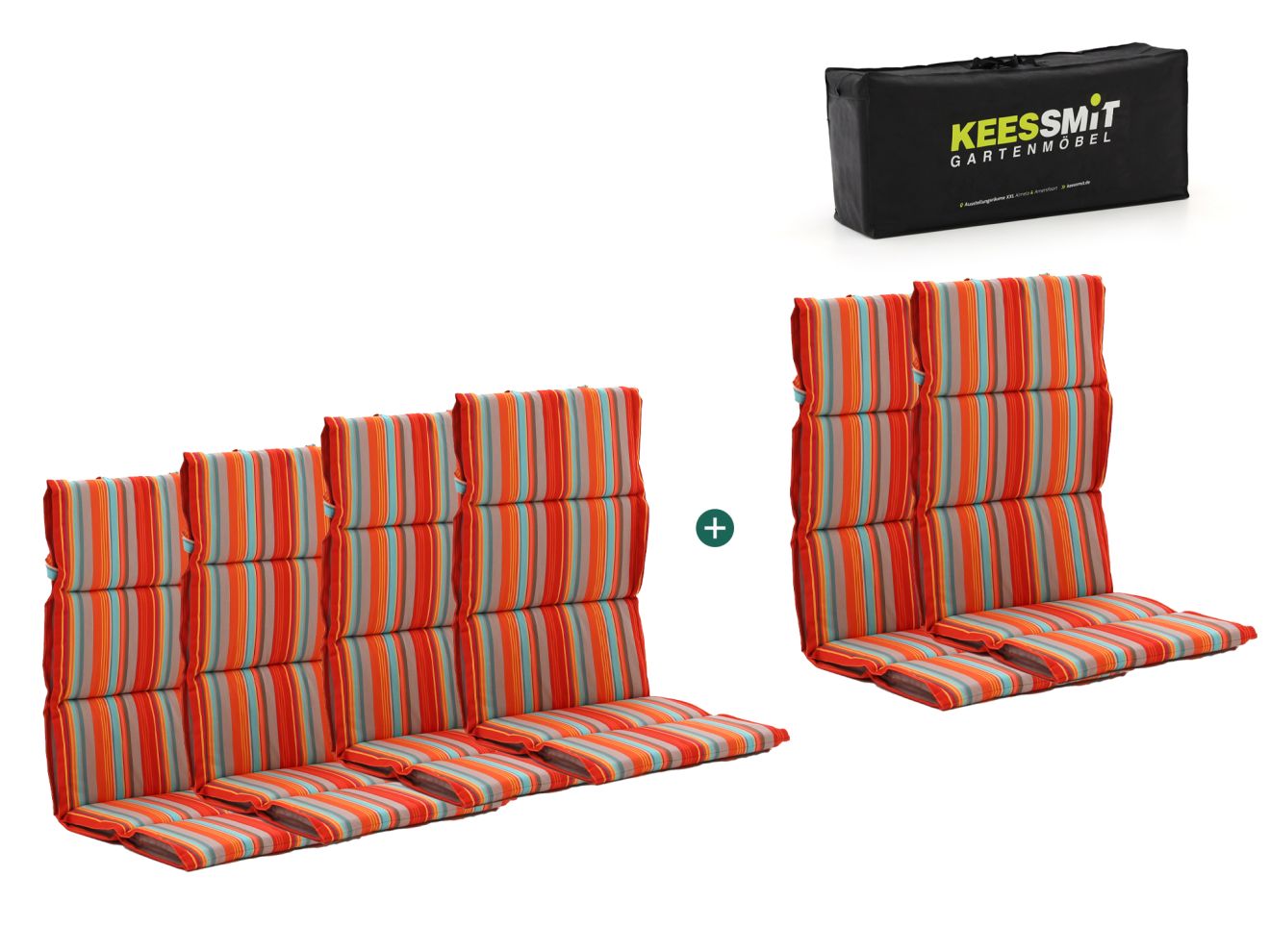 Madison Fiber Hochleher Auflagen Set von 6 Grau  Rabatt: 37 %