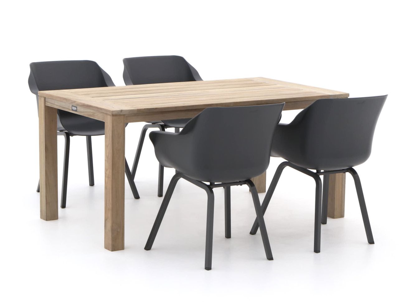 Hartman Sophie Element/ROUGH-S 160 cm Gartenmöbel-Set 5-teilig günstig online kaufen