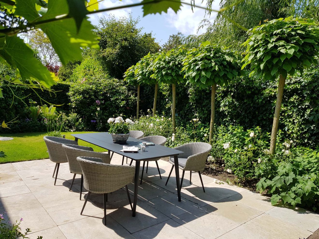 Manifesto Veruno Gartenstuhl Grau  Rabat...