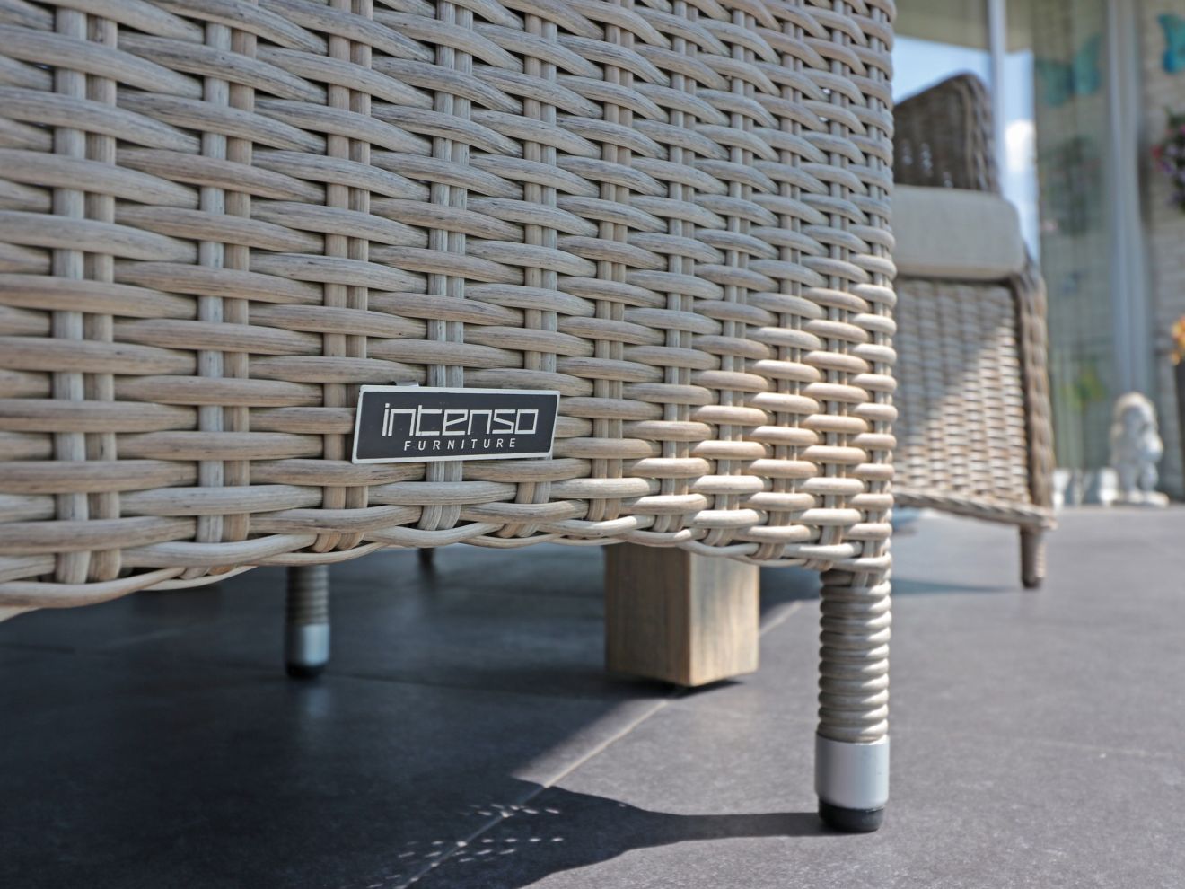 Intenso Fabrizi Gartenhocker Taupe Raba... Intenso Fabrizi Gartenhocker Taupe Raba...