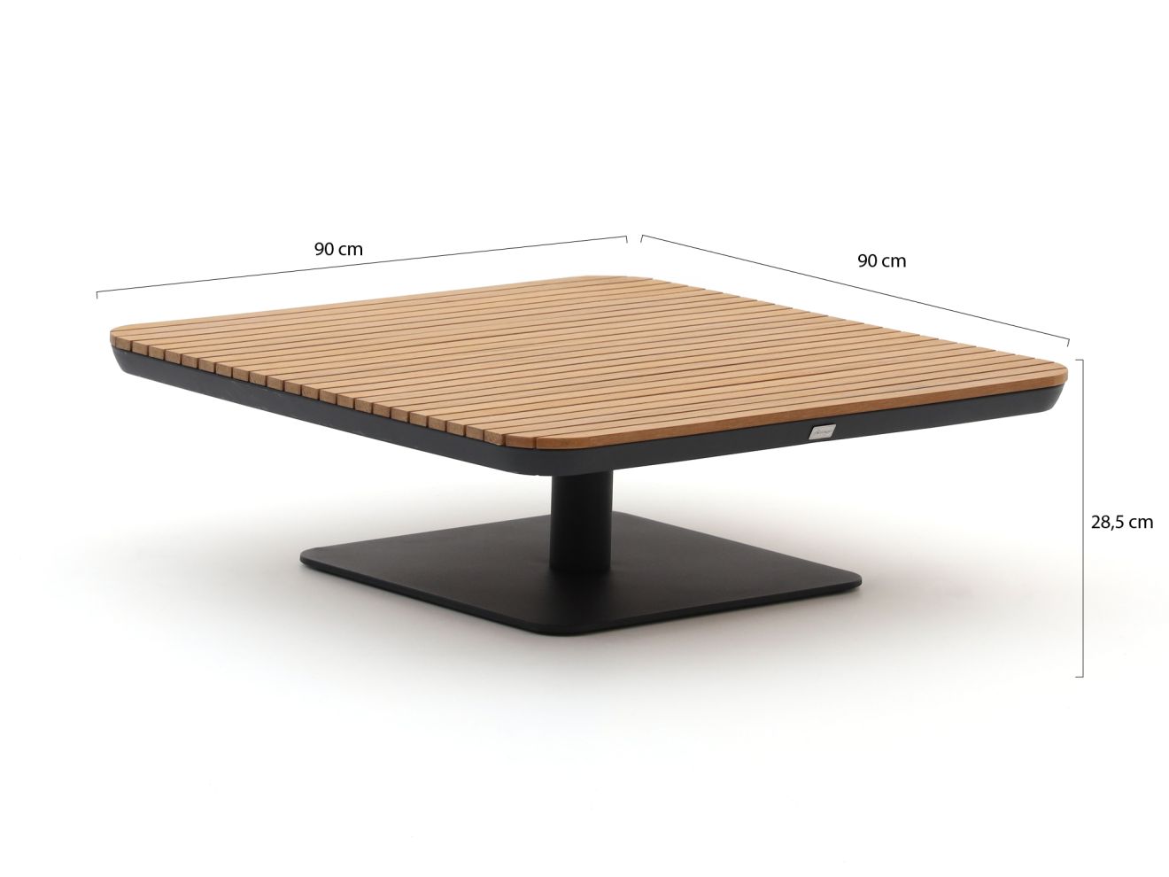 Bellagio San Lupo Loungetisch 90x90x28,5 cm Braun  Rabatt: 21 %