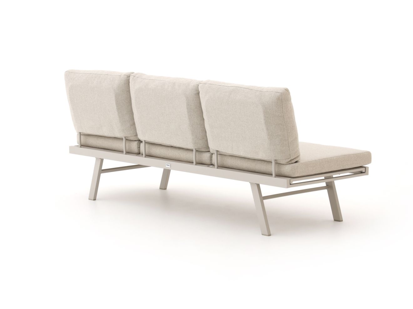 Forza Vadena Gartensofa verstellbar 198 cm Taupe 198cm Forza Vadena Gartensofa verstellbar 198 cm Taupe 198cm