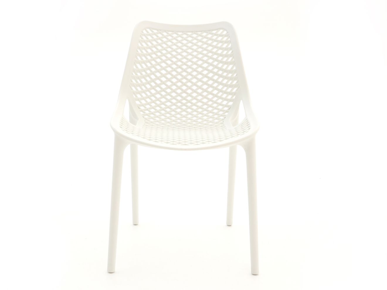 Forza Ripi Gartenstuhl stapelbaar Weiß ... Forza Ripi Gartenstuhl stapelbaar Weiß ...