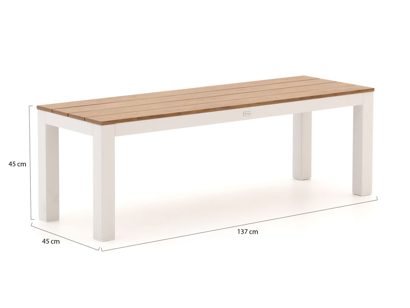 Bellagio Fidenza 160 cm Picknick-Set 3-Teilig Weiß  Rabatt: 21 %