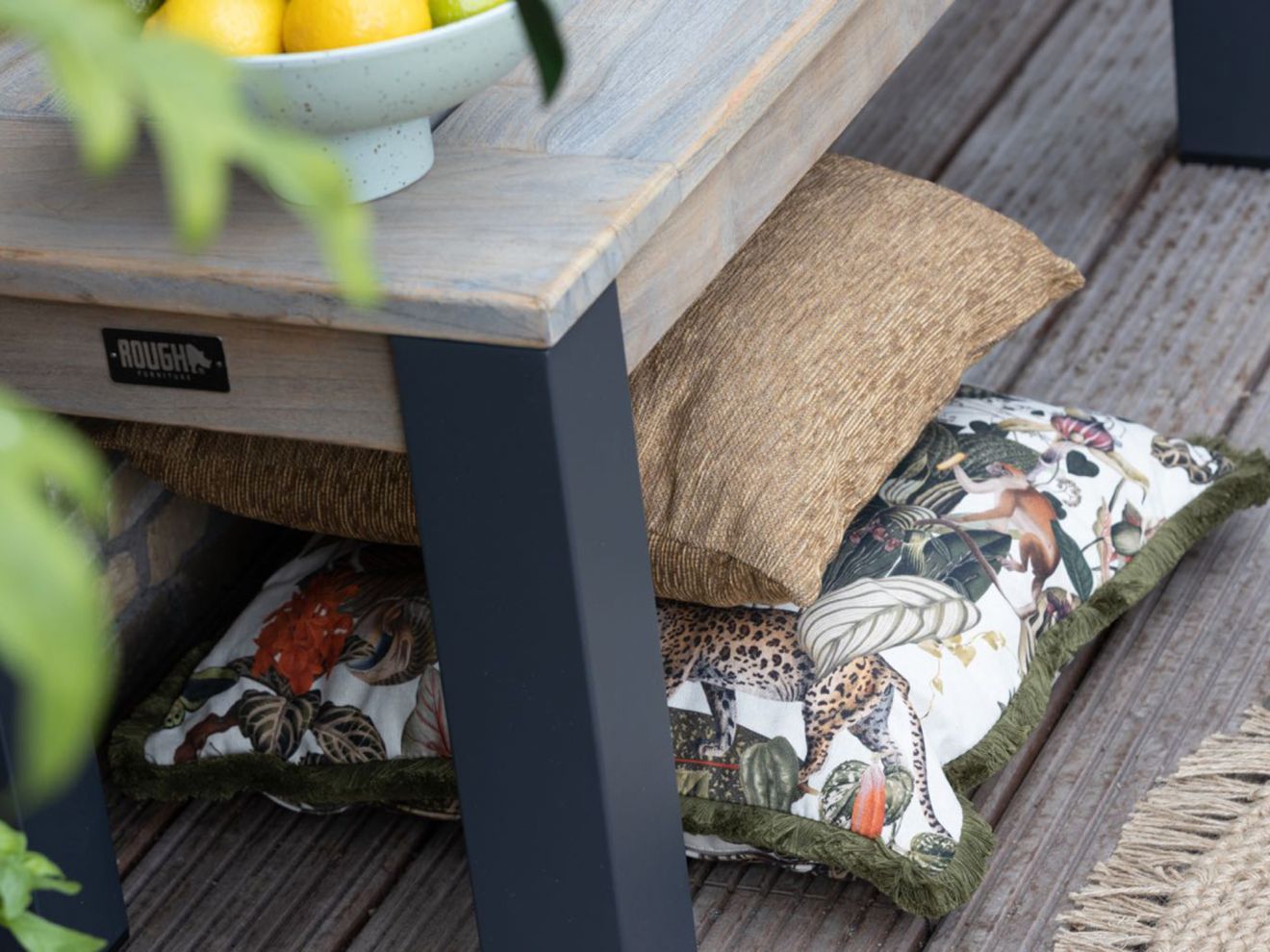 ROUGH-X Picknickbank 120x42x45 cm Grau 120x42cm Rabatt: 19 %